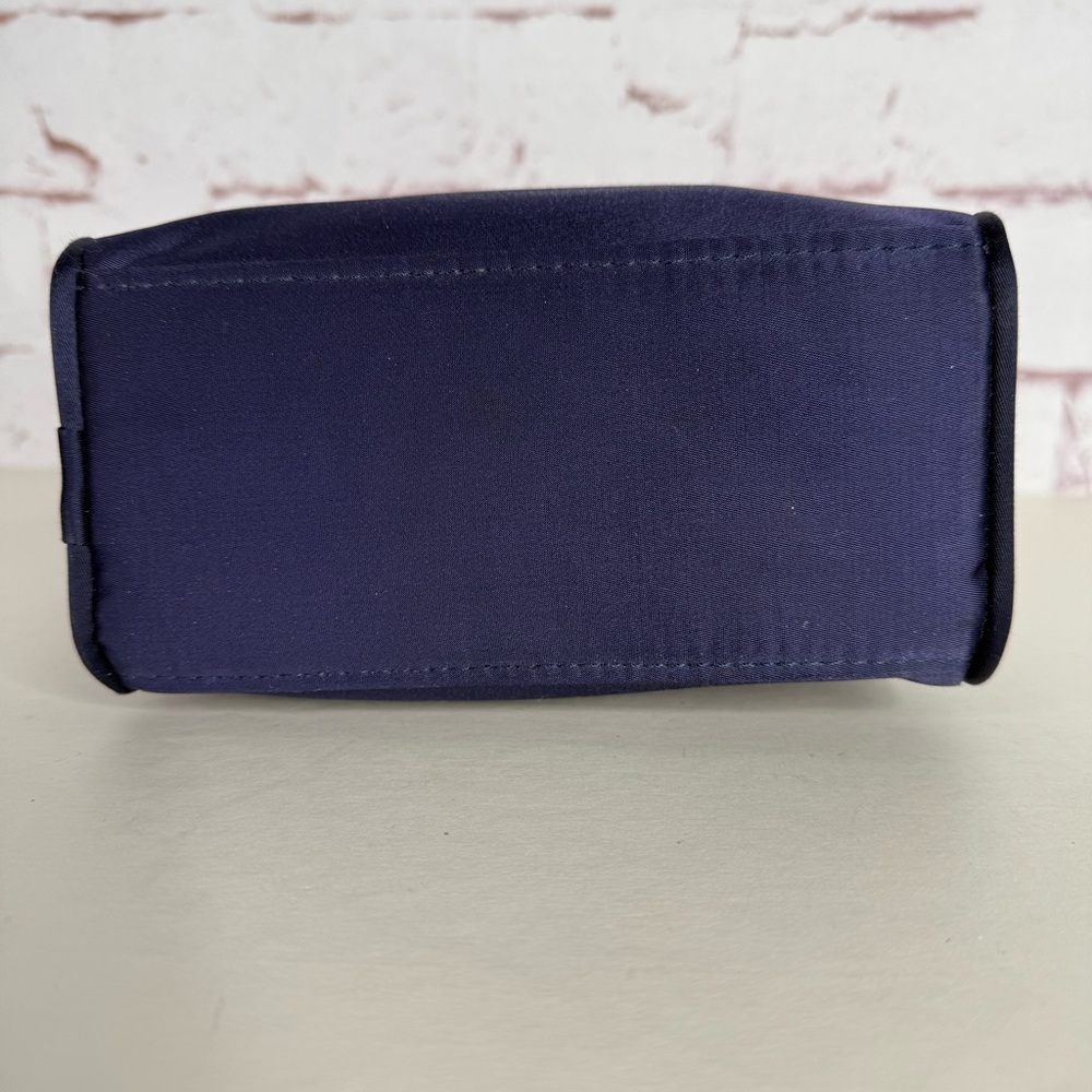 KATE SPADE NEW YORK Navy Nylon 7” Mini Satchel Tote Bag Y2K 90’s Purse Vintage - Picture 6 of 15